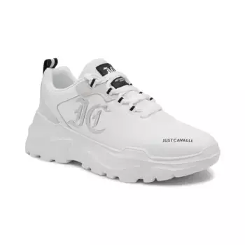 Кроссовки с добавлением кожи Just Cavalli, белый