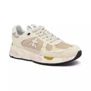 Кроссовки с добавлением кожи Premiata, бежевый