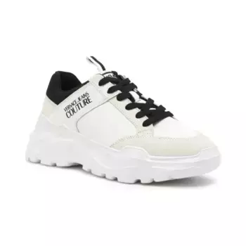 Кроссовки с добавлением кожи Versace, белый