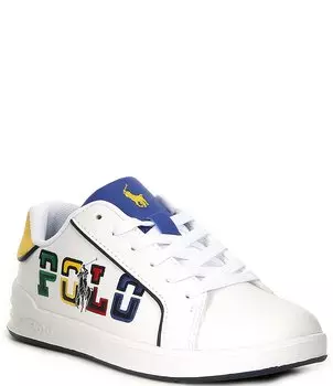 Кроссовки с графическим рисунком Polo Ralph Lauren для мальчиков Heritage Court III (для малышей), белый