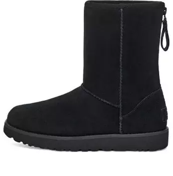 Кроссовки с классической короткой молнией с логотипом Ugg, черный