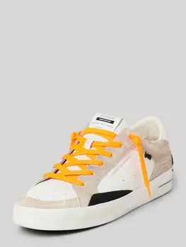 Кроссовки с контрастной отделкой модель «DELUXE» Crime London, бежевый