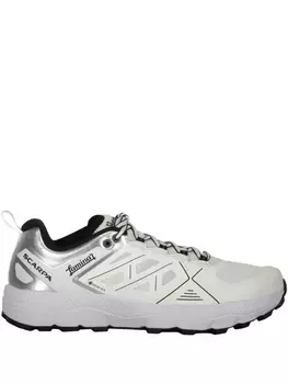 Кроссовки с контрастными деталями из ламинара Herno, белый