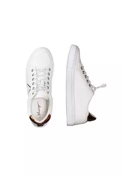 Кроссовки с контрастными деталями золотого цвета sheego