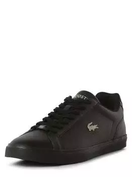 Кроссовки с кожаным наполнением Lacoste, черный