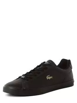 Кроссовки с кожаным наполнением Lacoste, черный