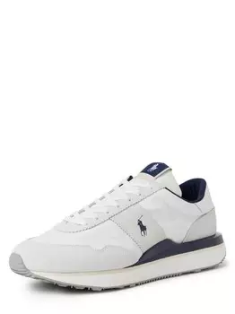 Кроссовки с кожаным наполнением Polo Ralph Lauren, экрю