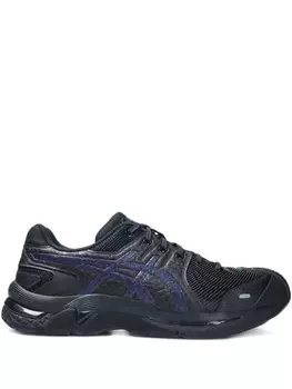 Кроссовки с кожаными вставками ASICS, черный