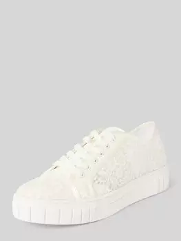 Кроссовки с кружевной отделкой Marco Tozzi, белый