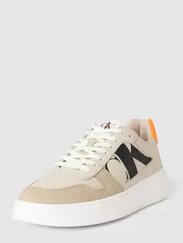 Кроссовки с лейблом, модель CHUNKY Calvin Klein Jeans, бежевый