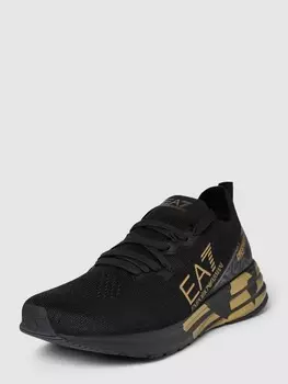 Кроссовки с лейблом модели "CRUSHER" EA7 Emporio Armani, черный