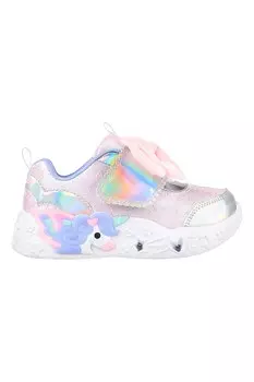 Кроссовки S Lights-Unicorn в стиле колор-блок Skechers, розовый