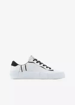 Кроссовки с логотипом Armani Exchange, белый