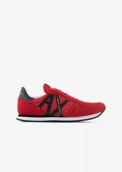 Кроссовки с логотипом Armani Exchange, красный