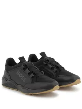 Кроссовки с логотипом BOSS Kidswear, черный