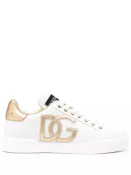 Кроссовки с логотипом DG DOLCE & GABBANA, белый