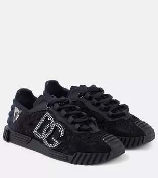 Кроссовки с логотипом Dolce&Gabbana, черный