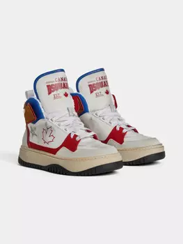 Кроссовки с логотипом DSQUARED2 KIDS, белый