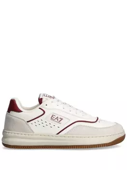 Кроссовки с логотипом Ea7 Emporio Armani, белый