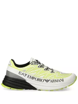 Кроссовки с логотипом Ea7 Emporio Armani, зеленый