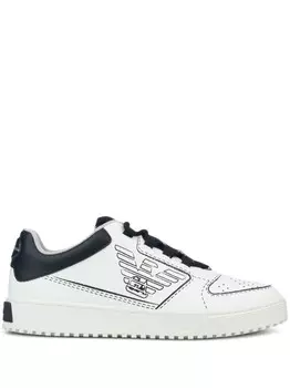 Кроссовки с логотипом Emporio Armani, белый