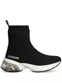 Кроссовки с логотипом Love Moschino, черный