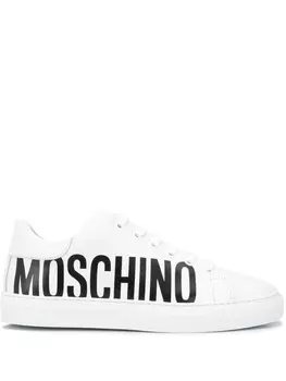 Кроссовки с логотипом Moschino, белый