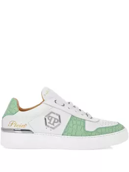 Кроссовки с логотипом Philipp Plein, белый