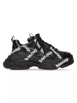 Кроссовки с логотипом Triple S Balenciaga, белый