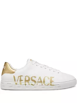 Кроссовки с логотипом Versace, белый