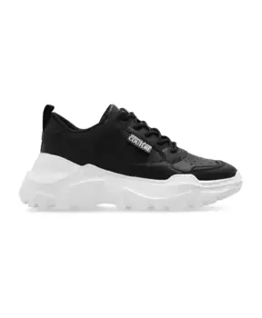 Кроссовки с логотипом Versace Jeans Couture, черный