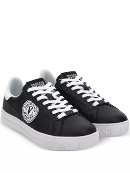 Кроссовки с логотипом Versace Jeans Couture, черный
