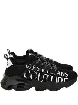 Кроссовки с логотипом Versace Jeans Couture, черный