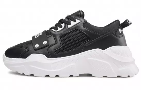 Кроссовки с массивным логотипом Versace Jeans Couture