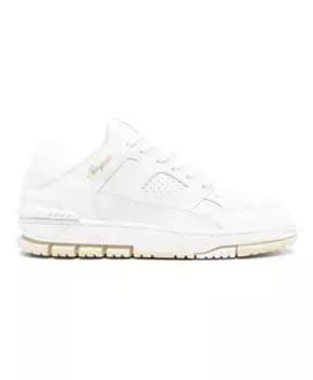 Кроссовки с металлическим золотистым логотипом Axel Arigato, белый
