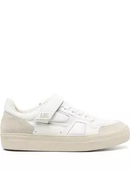 Кроссовки с монограммой Ami de Coeur AMI Paris, белый