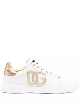 Кроссовки с нашивкой-логотипом DG Dolce & Gabbana, белый