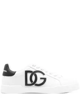 Кроссовки с нашивкой-логотипом Dolce & Gabbana, белый