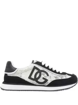 Кроссовки с нашивкой-логотипом DOLCE & GABBANA, черный