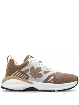 Кроссовки с нашивкой-логотипом DSQUARED2, коричневый