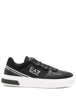 Кроссовки с нашивкой-логотипом Ea7 Emporio Armani, черный