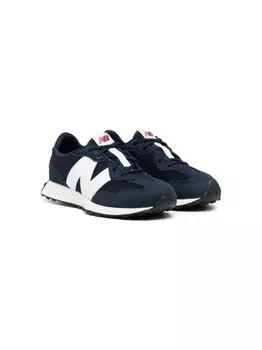 Кроссовки с нашивкой-логотипом New Balance Kids, синий