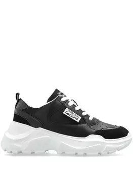 Кроссовки с нашивкой-логотипом Versace Jeans Couture, черный