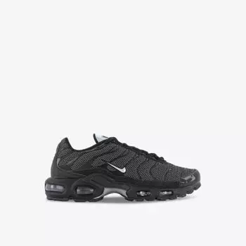 Кроссовки с низким берцем из тканого материала Air Max Plus с фирменной вышивкой Nike, черный