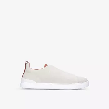 Кроссовки с низким берцем Triple Stitch Ermenegildo Zegna, белый
