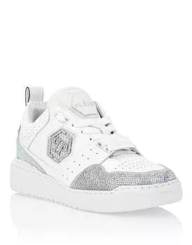 Кроссовки с низким верхом Titan $lam PHILIPP PLEIN, белый/белый