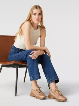 Кроссовки с отделкой декоративным камнем модель "MAXIMA" Steve Madden, розовое золото