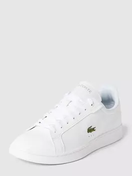 Кроссовки с принтом этикетки и вышивкой логотипа, модель CARNABY Lacoste, белый