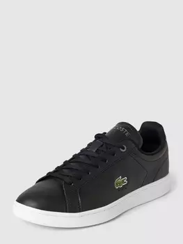Кроссовки с принтом этикетки и вышивкой логотипа, модель CARNABY Lacoste, черный