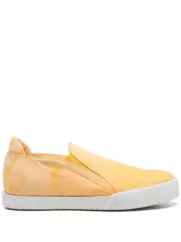 Кроссовки с принтом тай-дай Pantanetti, желтый